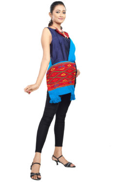 blue Naga multi purpose cotton shoulder bag