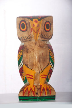 brown wooden Katwa owl
