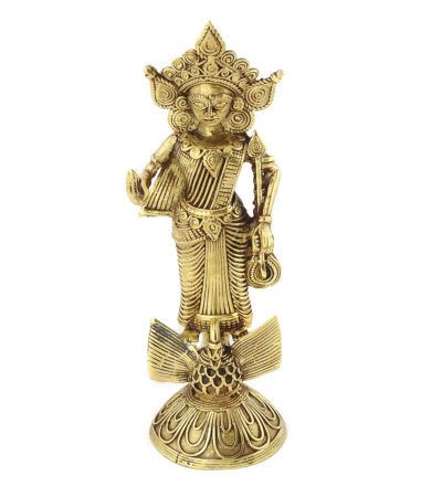 dokra Goddess Saraswati idol