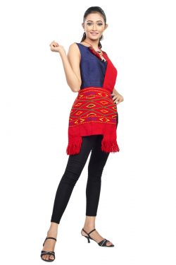 red Naga multi purpose cotton shoulder bag