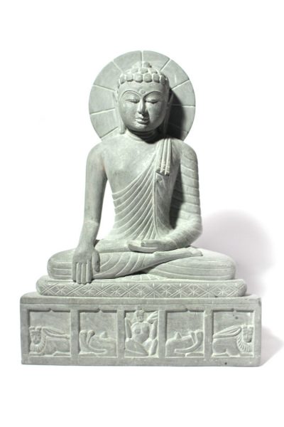 stone blessed Buddha statue
