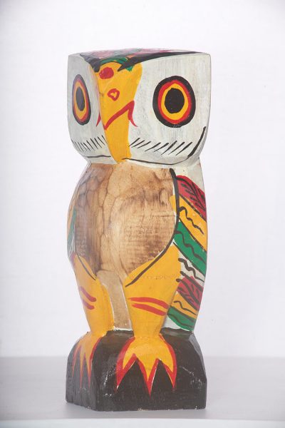 white wooden Katwa owl